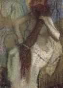 Edgar Degas The woman doing up her hair Spain oil painting artist